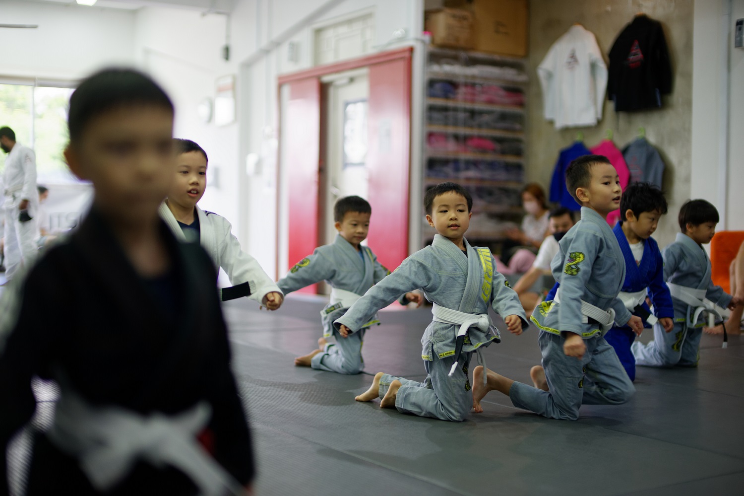 Child gaining confidence through Jiu-Jitsu training at GJJ Singapore